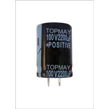 Snap-in-Terminal Aluminium-Elektrolytkondensator 100V, 2200UF